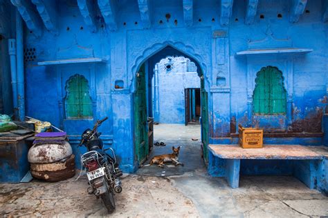 blue houses jodhpur india.